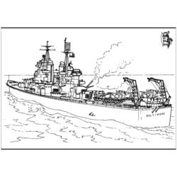 Раскраска: Военная лодка (транспорт) #138515 - Бесплатные раскраски для печати