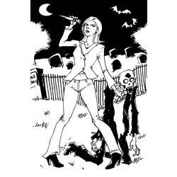 Раскраска: Баффи против вампиров (Телешоу) #152697 - Бесплатные раскраски для печати