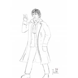 Раскраска: Шерлок (Телешоу) #153447 - Бесплатные раскраски для печати