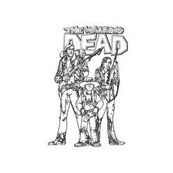 Раскраска: Ходячие мертвецы (Телешоу) #151985 - Бесплатные раскраски для печати