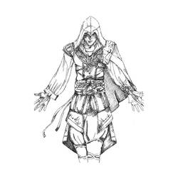 Раскраска: Assassin's Creed (Видео игры) #111927 - Бесплатные раскраски для печати