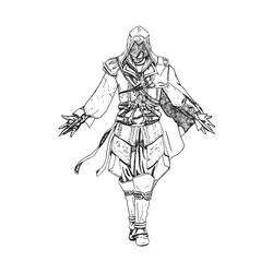 Раскраска: Assassin's Creed (Видео игры) #111932 - Бесплатные раскраски для печати