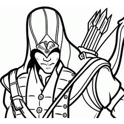 Раскраска: Assassin's Creed (Видео игры) #111935 - Бесплатные раскраски для печати