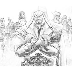 Раскраска: Assassin's Creed (Видео игры) #111940 - Бесплатные раскраски для печати