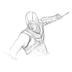 Раскраска: Assassin's Creed (Видео игры) #111942 - Бесплатные раскраски для печати