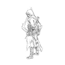 Раскраска: Assassin's Creed (Видео игры) #111946 - Бесплатные раскраски для печати