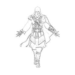 Раскраска: Assassin's Creed (Видео игры) #111989 - Бесплатные раскраски для печати
