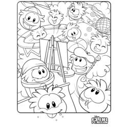 Раскраска: Клуб Пингвин (Видео игры) #170301 - Бесплатные раскраски для печати
