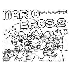 Раскраска: Марио Брос (Видео игры) #112502 - Бесплатные раскраски для печати