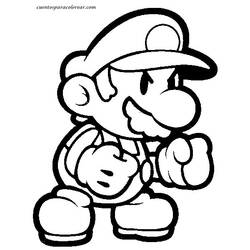 Раскраска: Марио Брос (Видео игры) #112512 - Бесплатные раскраски для печати