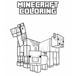 Раскраска: Minecraft (Видео игры) #113780 - Бесплатные раскраски для печати