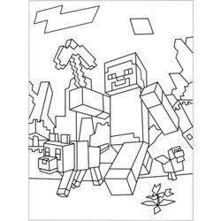 Раскраска: Minecraft (Видео игры) #113789 - Бесплатные раскраски для печати