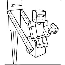 Раскраска: Minecraft (Видео игры) #113825 - Бесплатные раскраски для печати