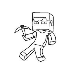 Раскраска: Minecraft (Видео игры) #113847 - Бесплатные раскраски для печати