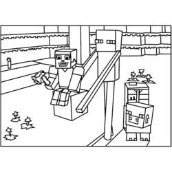 Раскраска: Minecraft (Видео игры) #113999 - Бесплатные раскраски для печати