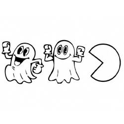 Раскраска: Pac-человек (Видео игры) #114201 - Бесплатные раскраски для печати
