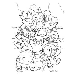 Раскраски: Pokemon Go - Бесплатные раскраски для печати