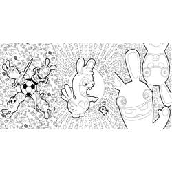 Раскраска: Бешеные кролики (Видео игры) #114745 - Бесплатные раскраски для печати