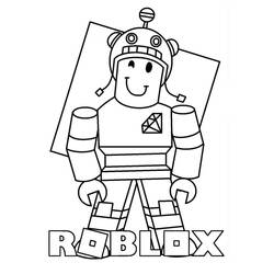 Раскраска: Roblox (Видео игры) #170254 - Бесплатные раскраски для печати