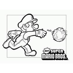 Раскраска: Super Mario Bros (Видео игры) #153566 - Бесплатные раскраски для печати
