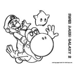 Раскраска: Super Mario Bros (Видео игры) #153584 - Бесплатные раскраски для печати