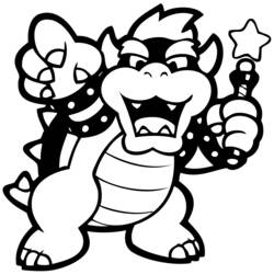 Раскраска: Super Mario Bros (Видео игры) #153644 - Бесплатные раскраски для печати