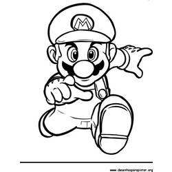 Раскраски: Super Mario Bros - Бесплатные раскраски для печати