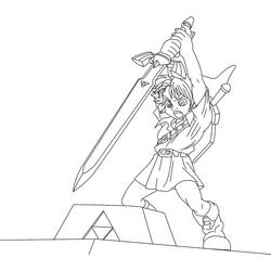 Раскраска: Zelda (Видео игры) #113206 - Бесплатные раскраски для печати