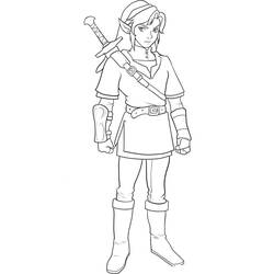 Раскраска: Zelda (Видео игры) #113218 - Бесплатные раскраски для печати