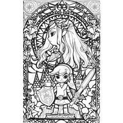 Раскраска: Zelda (Видео игры) #113220 - Бесплатные раскраски для печати