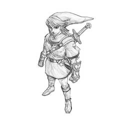 Раскраска: Zelda (Видео игры) #113242 - Бесплатные раскраски для печати